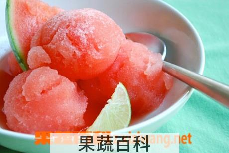 果蔬百科西瓜沙冰