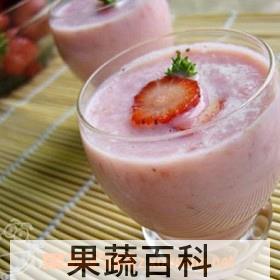 果蔬百科西瓜草莓奶昔