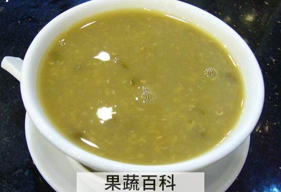 果蔬百科绿豆沙的功效与作用