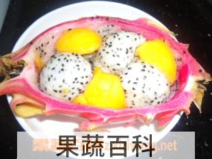 果蔬百科香芒火龙果西米露