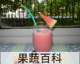 果蔬百科西瓜马蹄椰汁