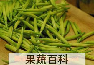 果蔬百科黄花菜的功效与作用