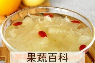 果蔬百科冰糖雪梨的功效与作用