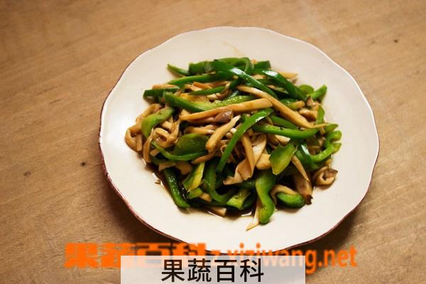 果蔬百科家常青椒炒素怎么做
