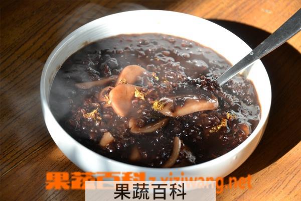 果蔬百科年糕血糯米汤的做法