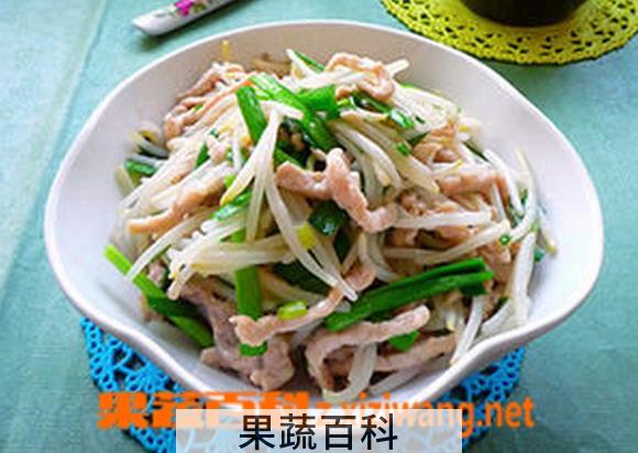 果蔬百科银牙韭菜炒肉末的做法
