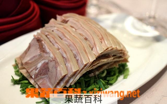 果蔬百科白切羊肉的做法大全