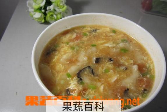 果蔬百科三鲜疙瘩汤的做法大全