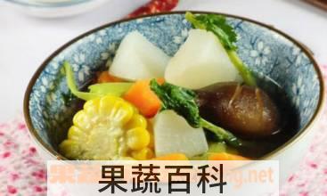 果蔬百科五行蔬菜汤的功效有哪些