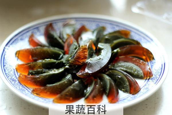 果蔬百科松花蛋的营养价值 松花蛋怎么吃营养