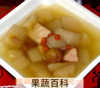 果蔬百科无花果雪梨糖水