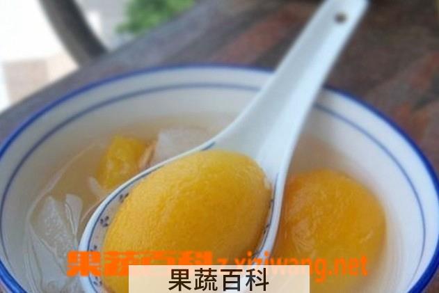 果蔬百科川贝雪梨枇杷糖水