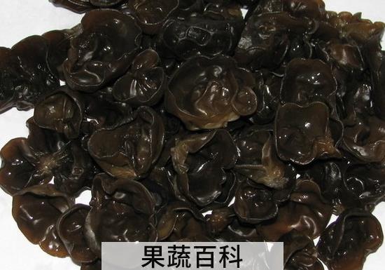 果蔬百科木耳的药用功效与用法
