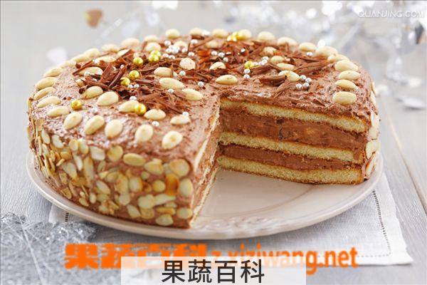 果蔬百科甜橙巧克力杏仁蛋糕