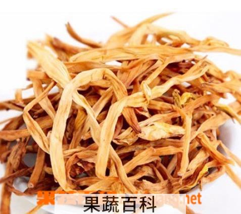 果蔬百科金针菜的功效与作用