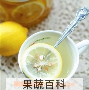 果蔬百科柠檬蜂蜜水