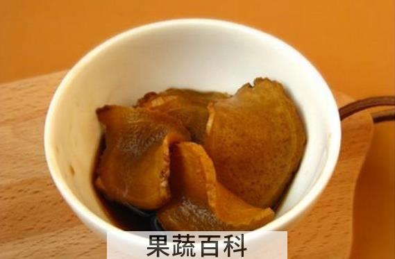 果蔬百科醋泡生姜的功效与作用