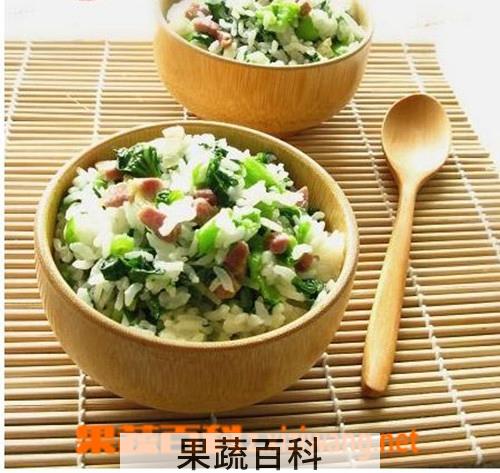 果蔬百科 咸肉菜饭怎么做