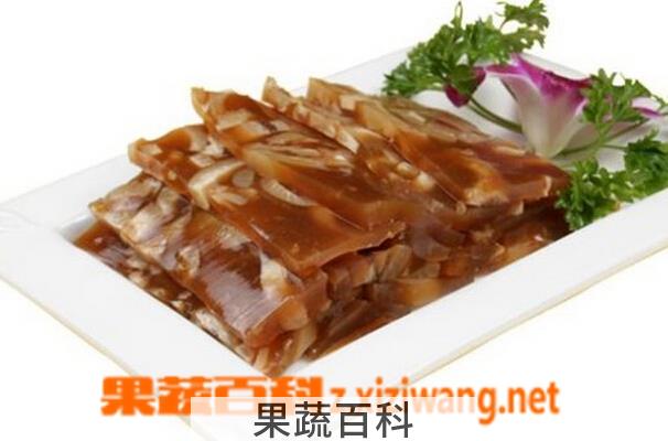 果蔬百科肉皮冻的做法