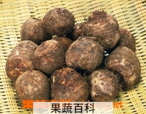 果蔬百科毛芋头的功效与作用