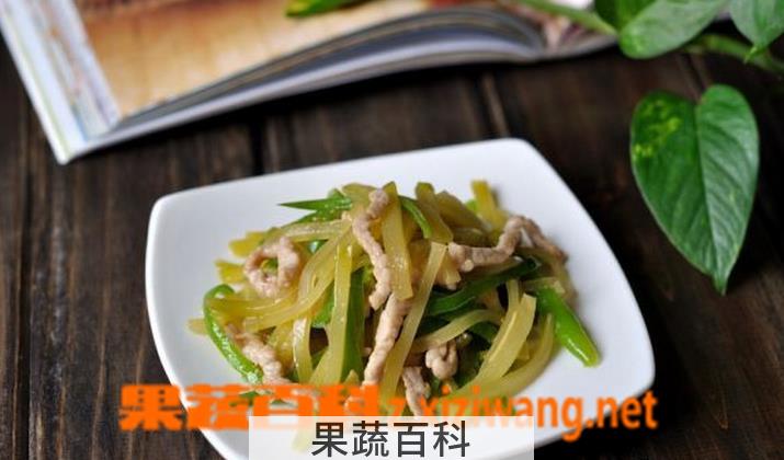 果蔬百科榨菜肉丝怎么做好吃