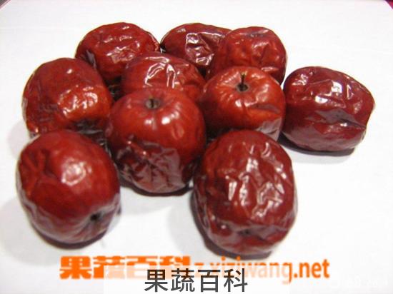 果蔬百科吃干红枣有什么好处
