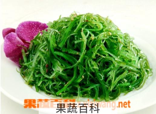 果蔬百科裙带菜的做法大全
