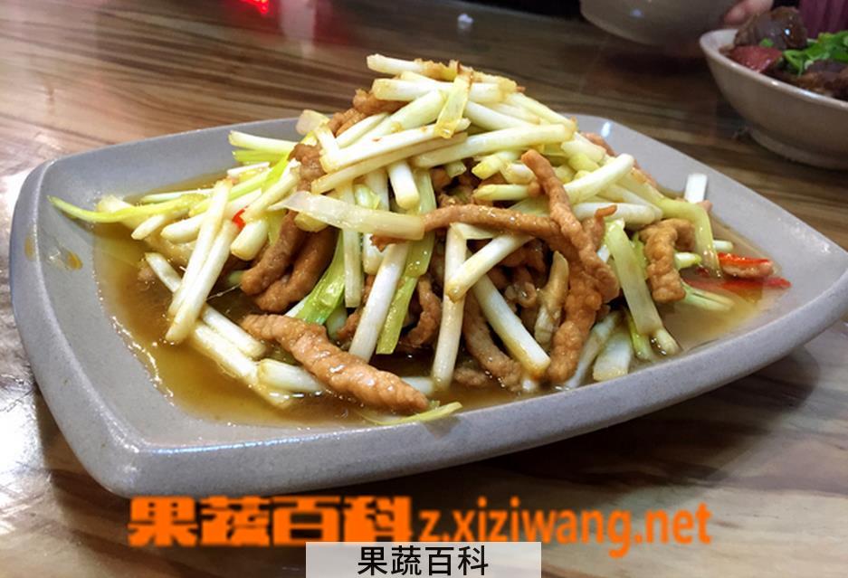 果蔬百科韭黄肉丝的做法 韭黄肉丝怎么做