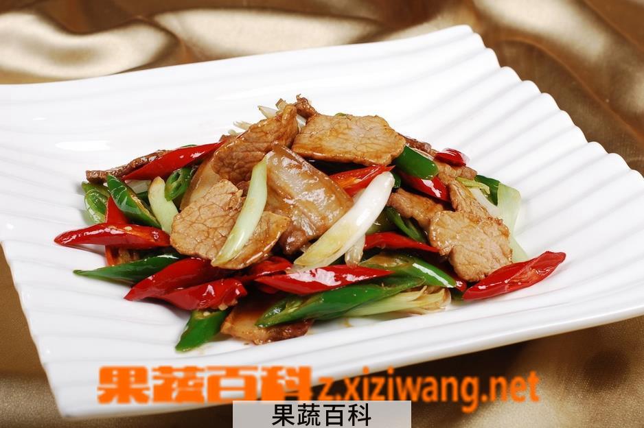 果蔬百科湖南小炒肉的做法