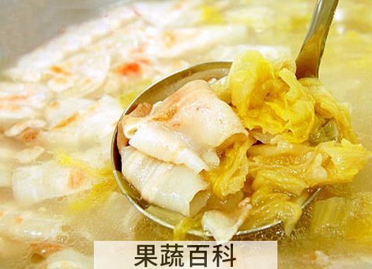 果蔬百科酸白菜的功效与作用