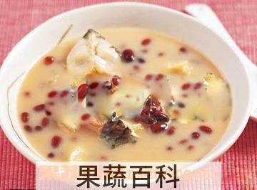果蔬百科鲫鱼红豆汤的做法