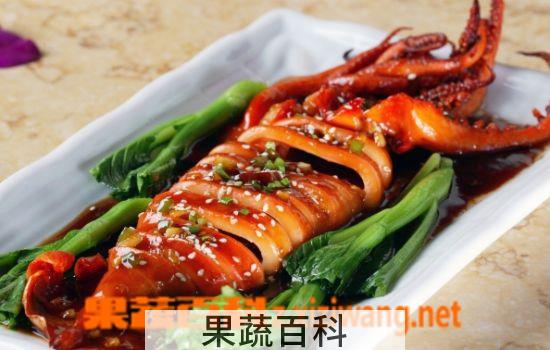 果蔬百科墨鱼的作用与功效