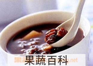 果蔬百科红糖红豆汤的功效
