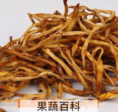 果蔬百科金针菜的作用与功效